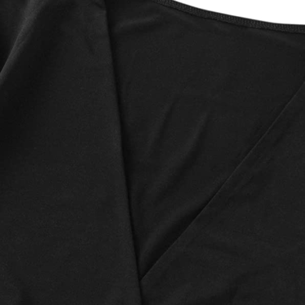 Women's V Neck Long Bell Sleeve Wrap Blouse Top Tee Shirts - Picture 6 of 8